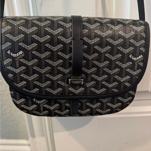 Black and White Crossbody Bag